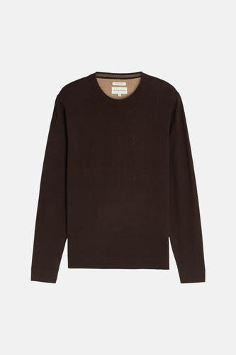 Pull col O brun - TOM TAILOR
