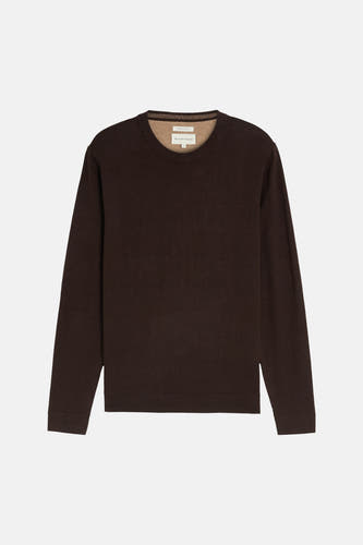 Pull col O - brun