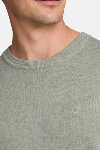 Pull col O vert - TOM TAILOR