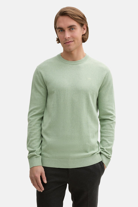 Pull col O Vert - TOM TAILOR
