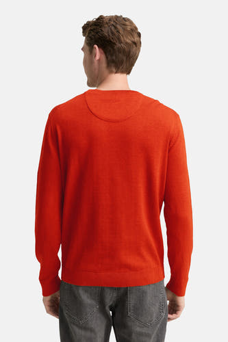 Pull à col rond - orange