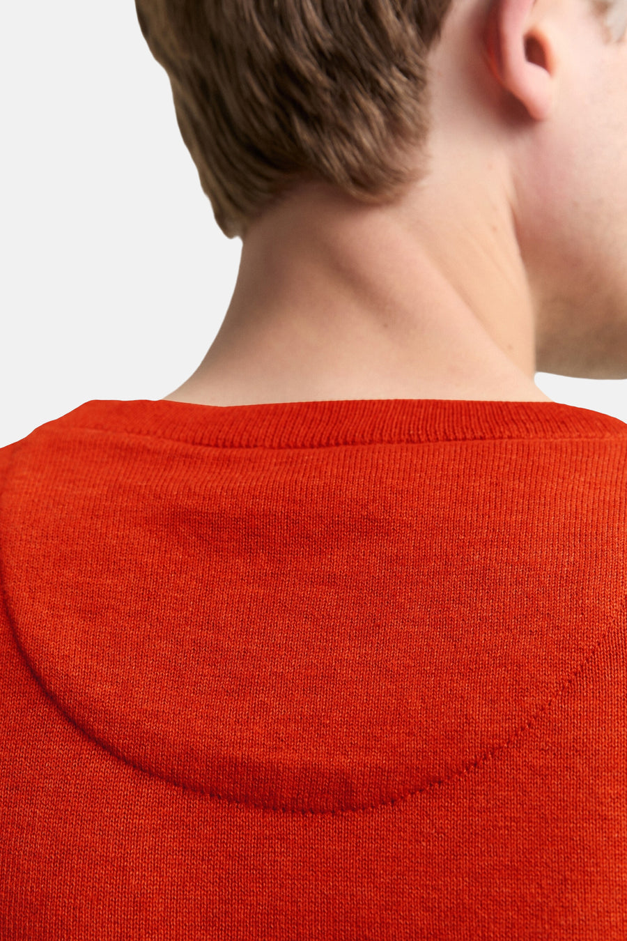 Pull à col rond - orange