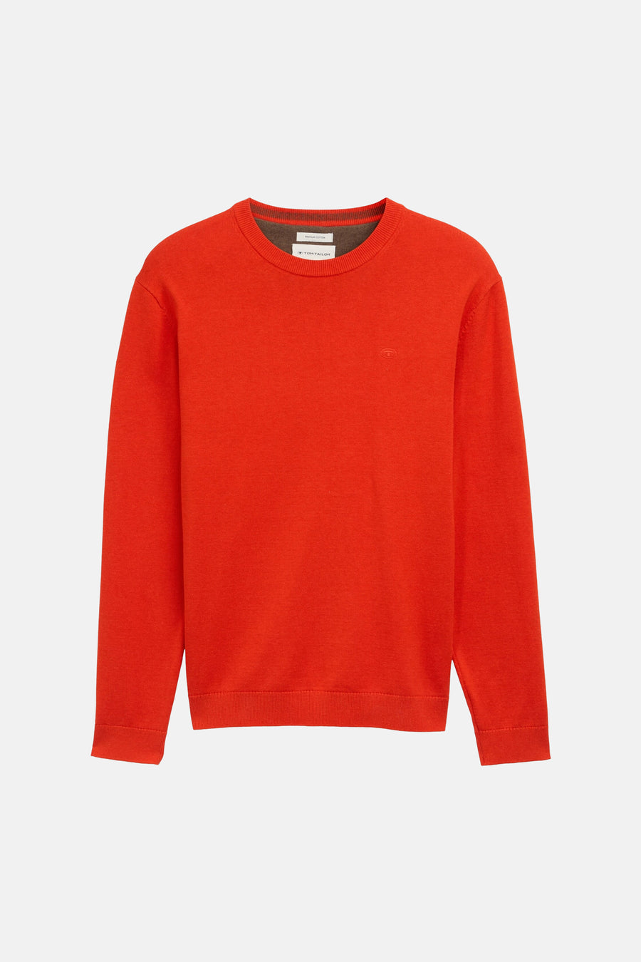 Pull à col rond - orange