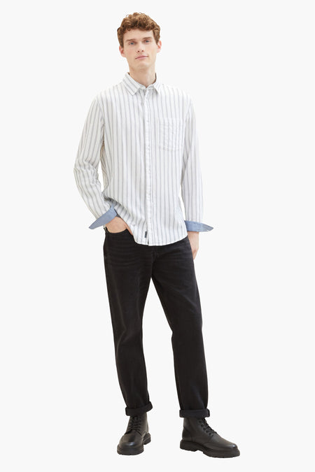 Chemise (manches longues) Blanc - TOM TAILOR