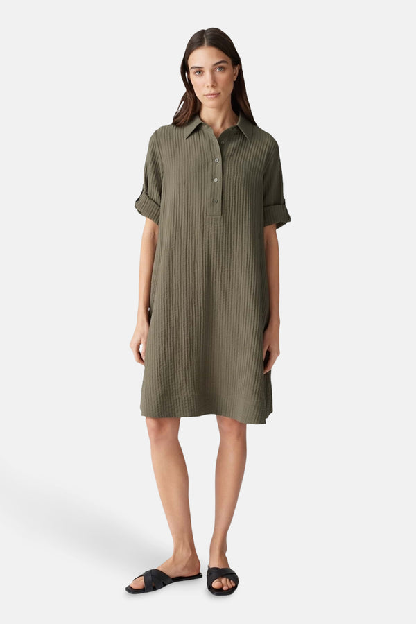 Robes manches courtes Vert - OPUS