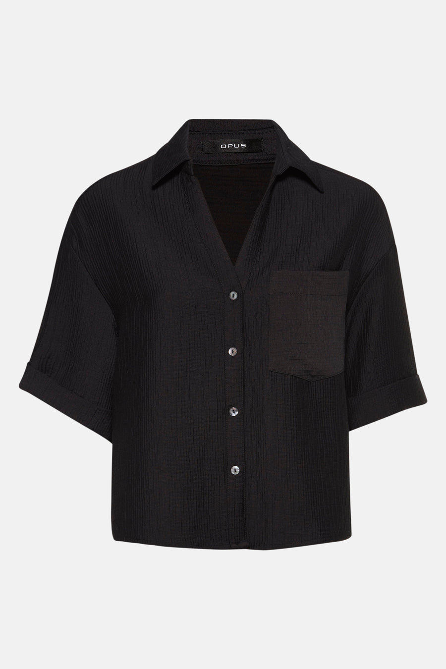 Chemise à manches courtes - noir - OPUS