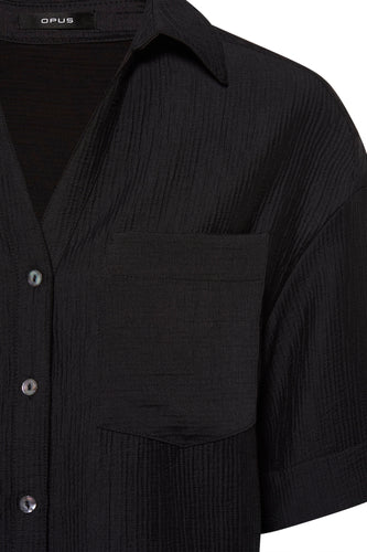 Chemise à manches courtes - noir - OPUS