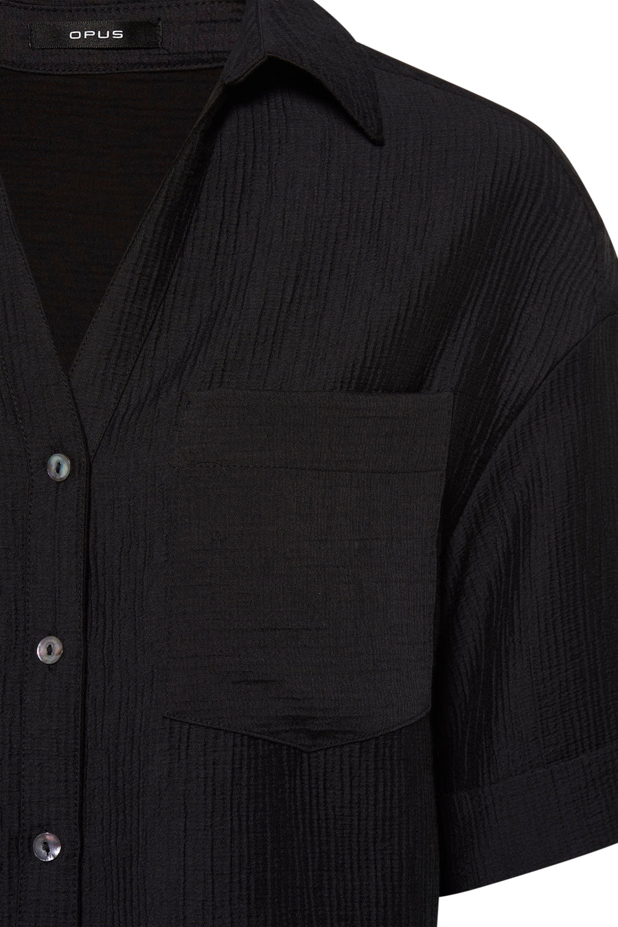 Chemise à manches courtes - noir - OPUS