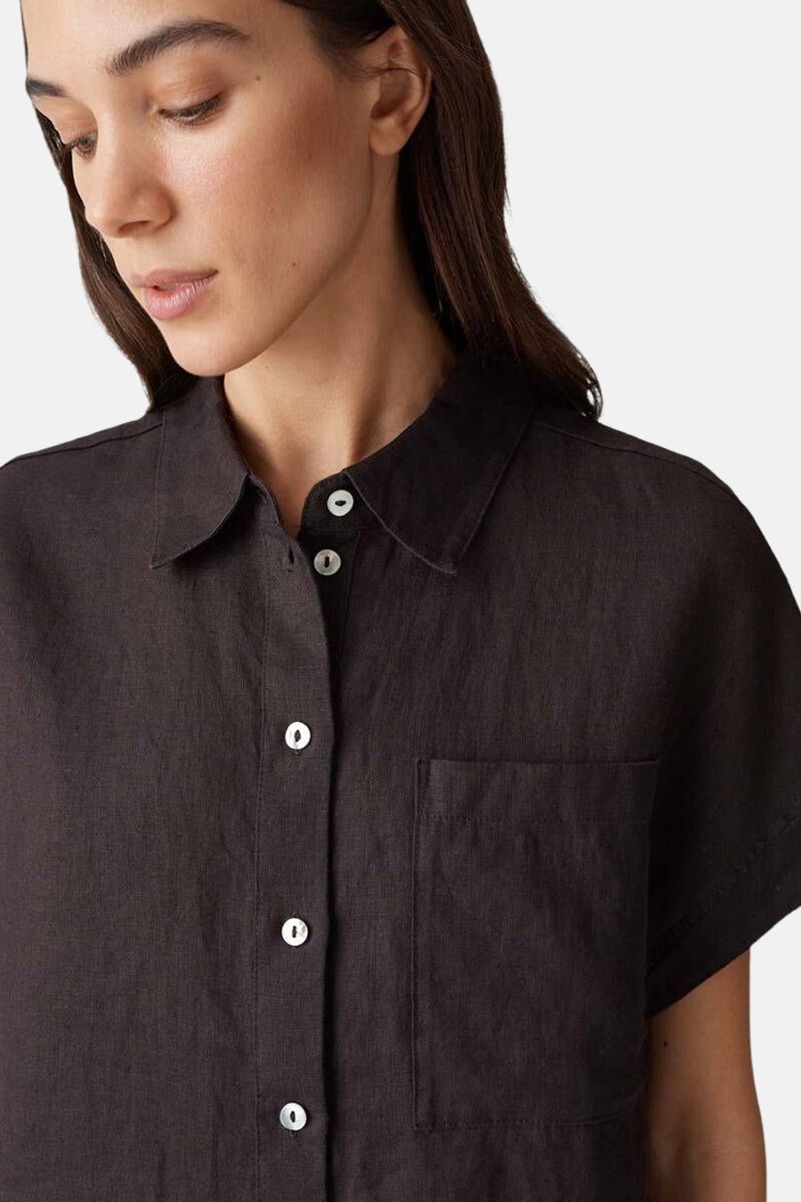 Chemise à manches courtes - brun - OPUS