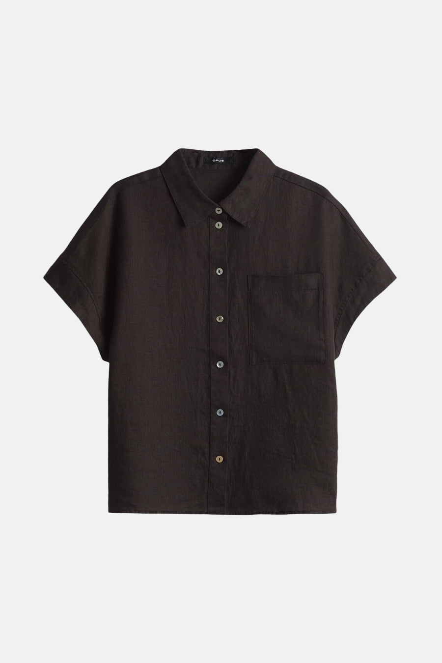 Chemise à manches courtes - brun - OPUS