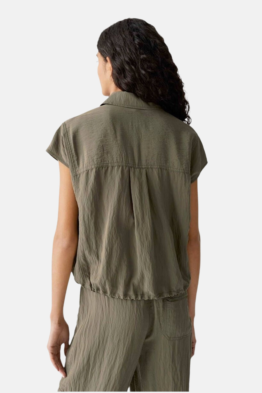 Chemise à manches courtes - Kaki