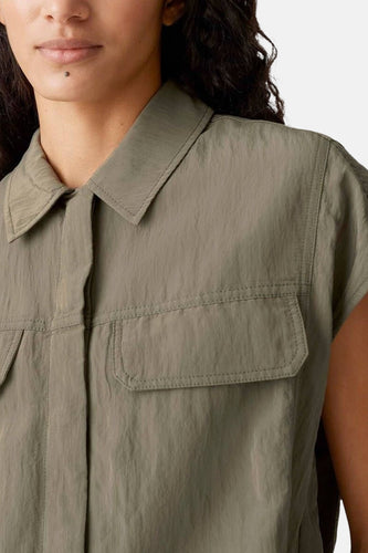 Chemise à manches courtes - Kaki