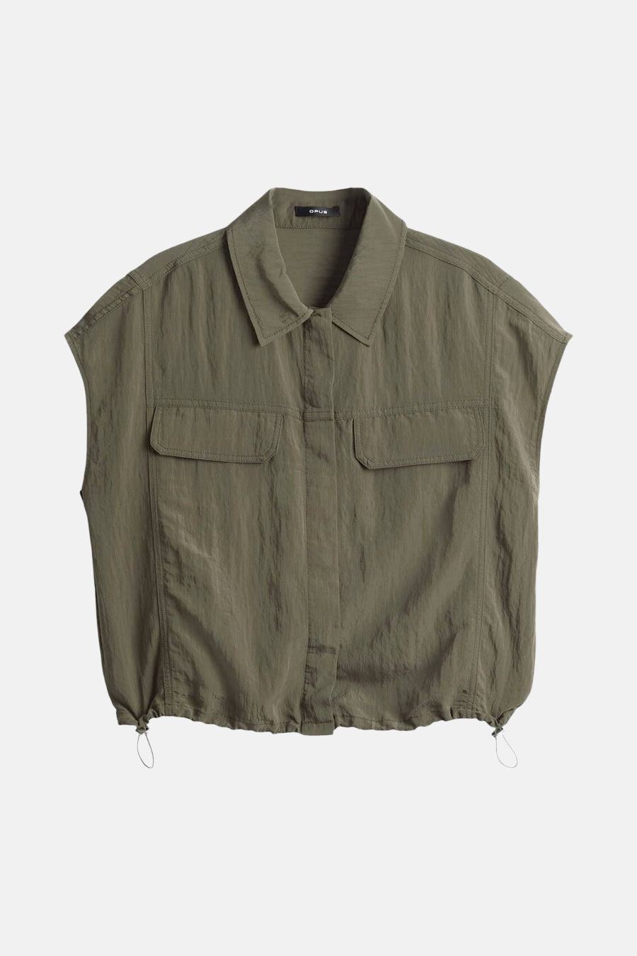 Chemise à manches courtes - Kaki