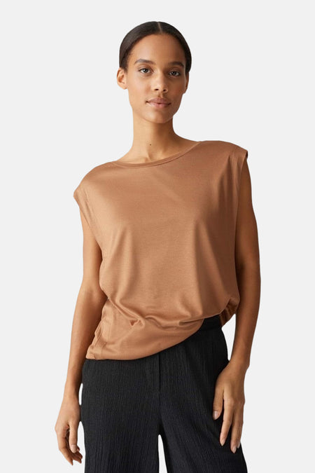 Top uni manche courte Brun - OPUS