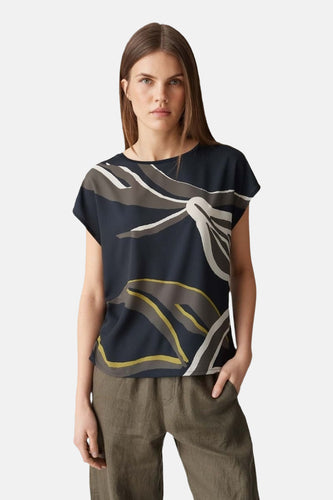 Blouse à manches courtes - bleu
