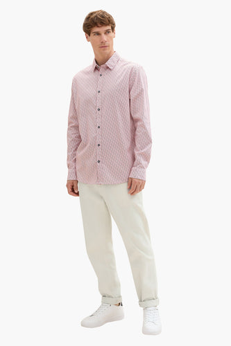 Chemise à manches longues - rouge