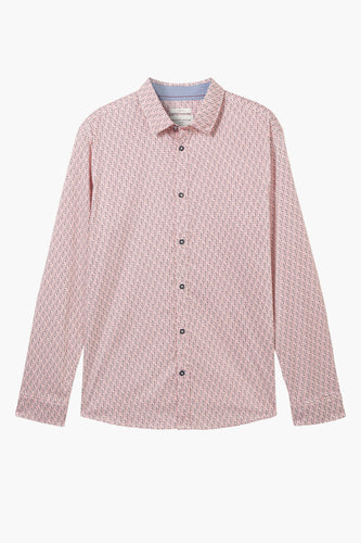 Chemise à manches longues - rouge - TOM TAILOR