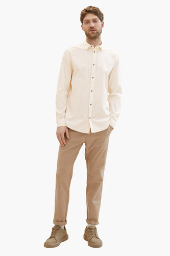Chemise &agrave; manches longues - ecru - TOM TAILOR