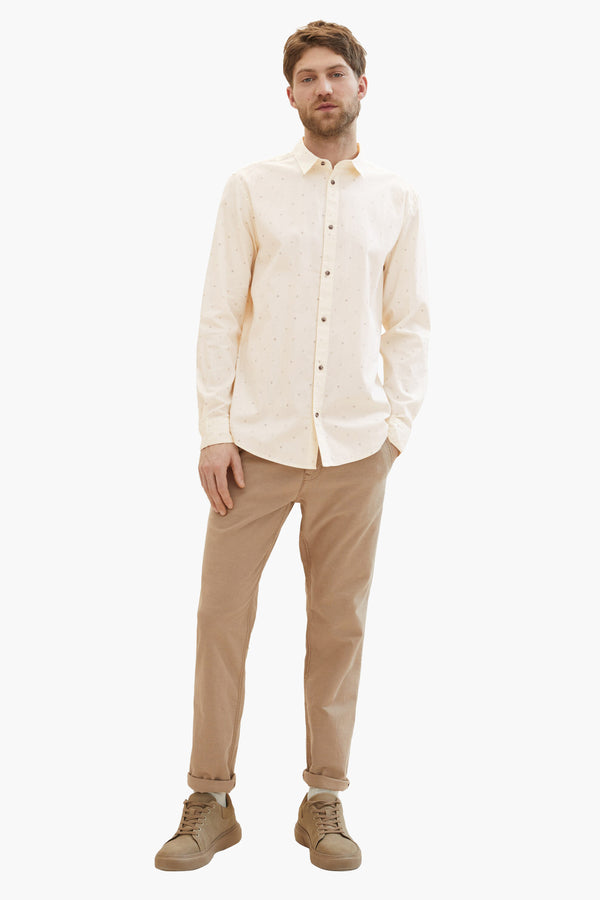 Chemise (manches longues) Écru - TOM TAILOR