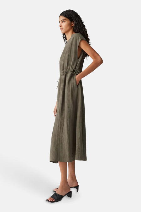 Robe à manches courtes - Kaki