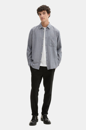 Chemise à manches longues - bleu - TOM TAILOR