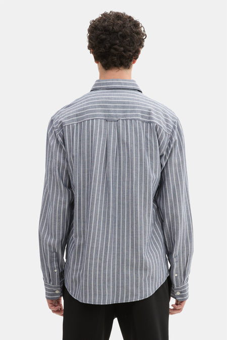 Chemise (manches longues) Bleu - TOM TAILOR