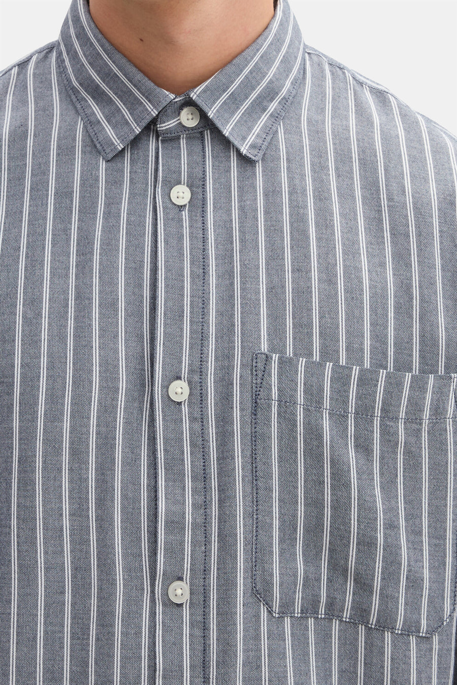 Chemise à manches longues - bleu - TOM TAILOR