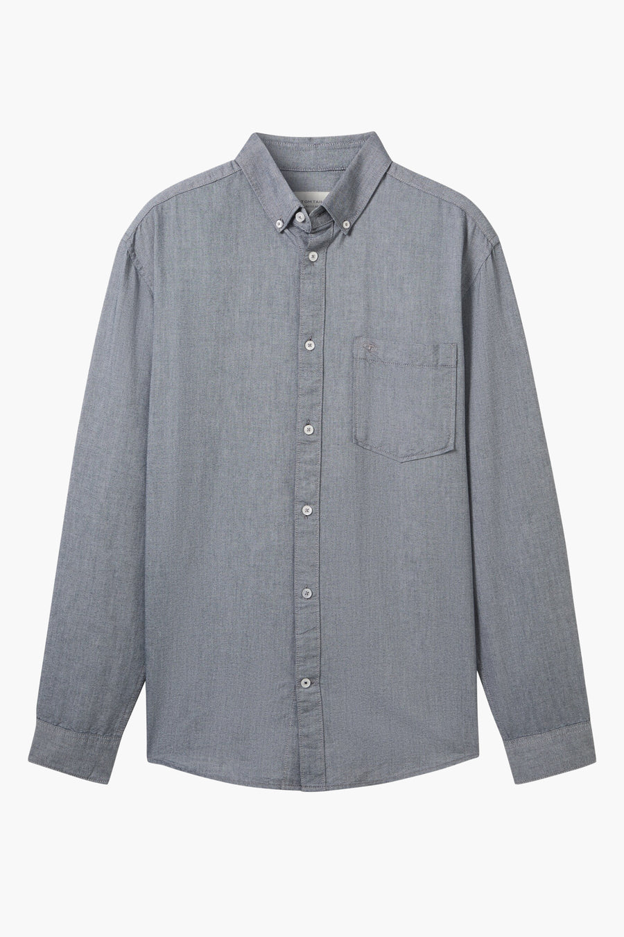 Chemise à manches longues - bleu - TOM TAILOR