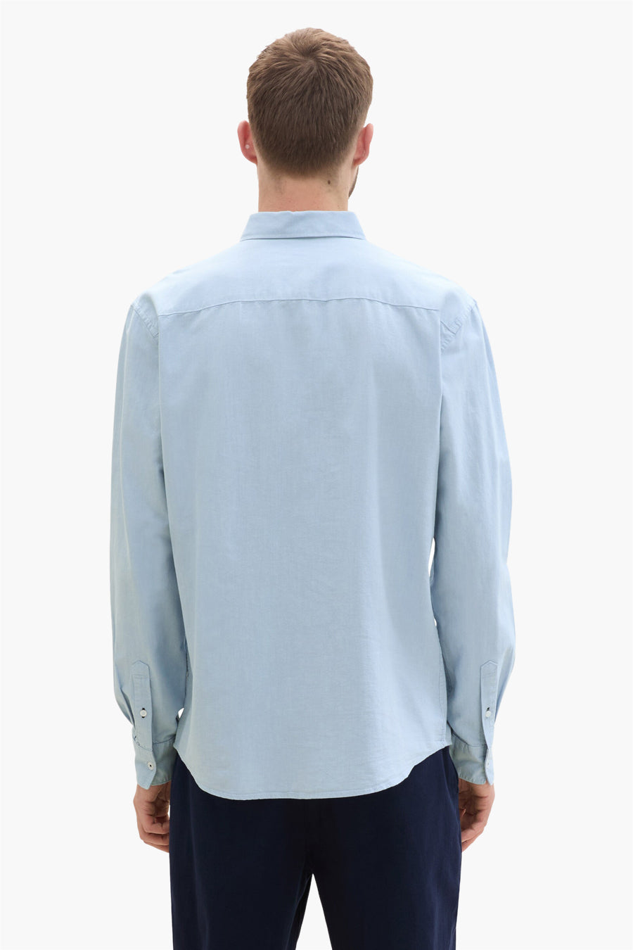 Chemise à manches longues - bleu - TOM TAILOR