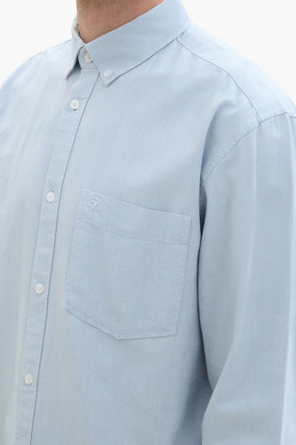 Chemise à manches longues - bleu - TOM TAILOR