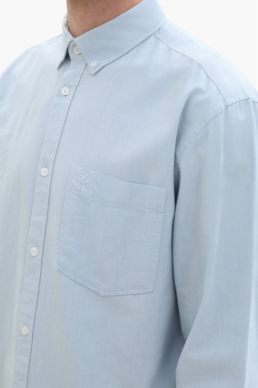 Chemise à manches longues - bleu - TOM TAILOR