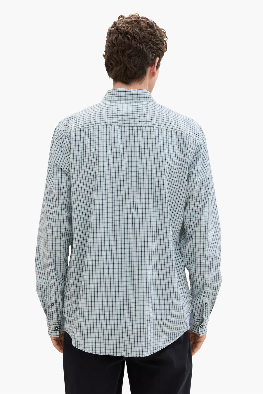 Chemise à manches longues - vert - TOM TAILOR