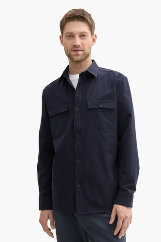 Chemise à manches longues - bleu