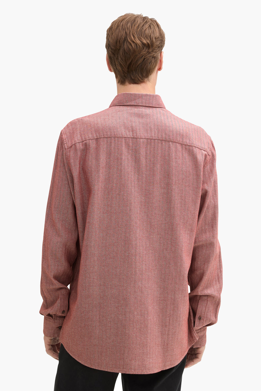 Chemise à manches longues - rouge - TOM TAILOR