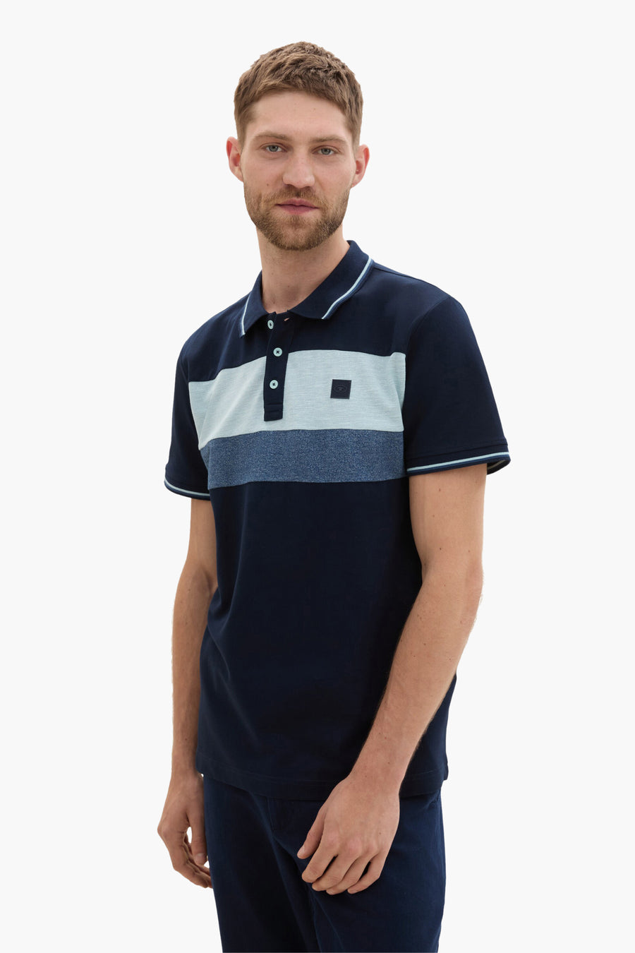 Polo à manches courtes - bleu - TOM TAILOR - 3