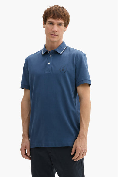 Polo à manches courtes - bleu