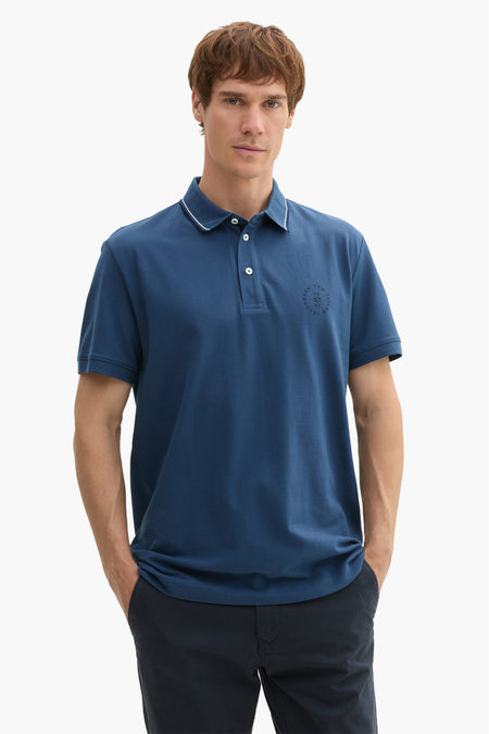Polo à manches courtes - bleu