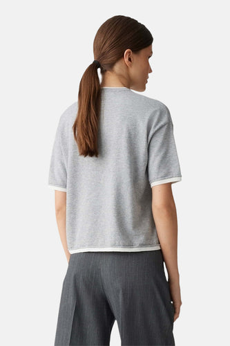 Pull à col rond - gris - OPUS