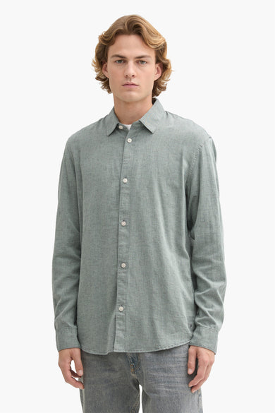 Chemise (manches longues) Vert - TOM TAILOR