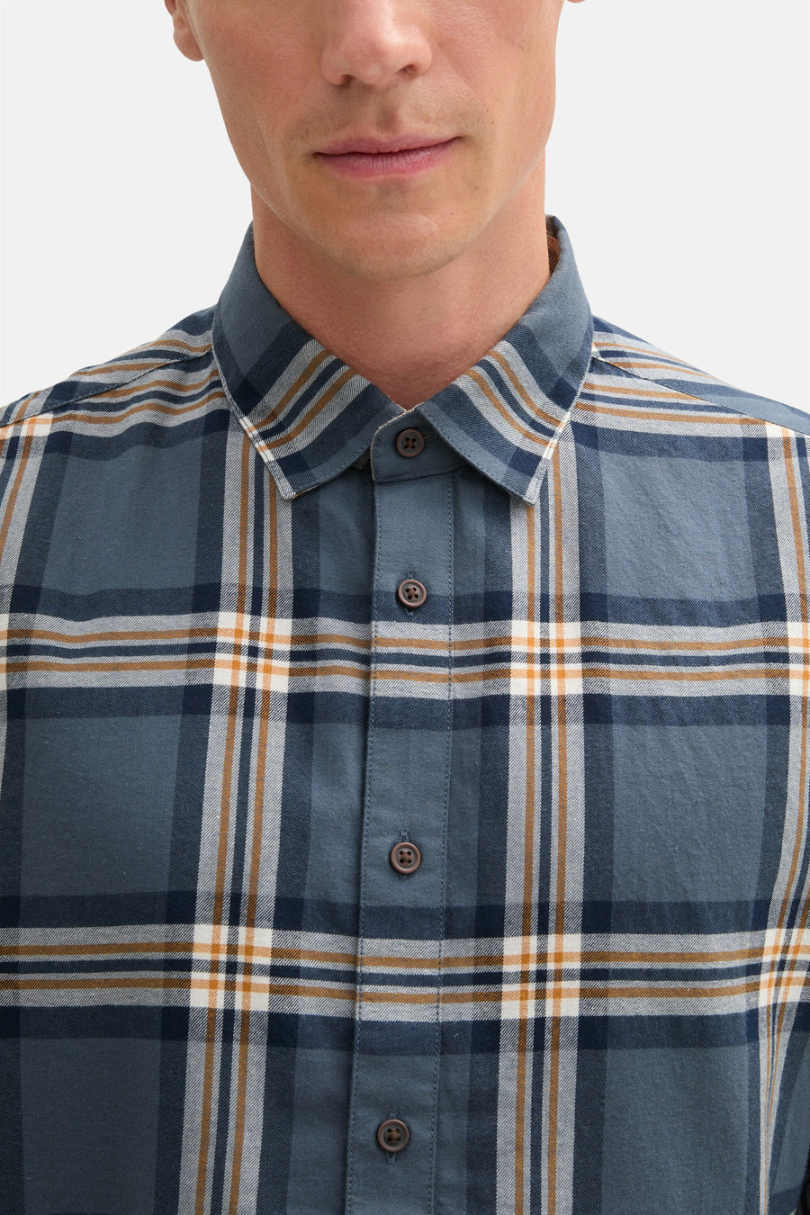 Chemise à manches longues - bleu - TOM TAILOR