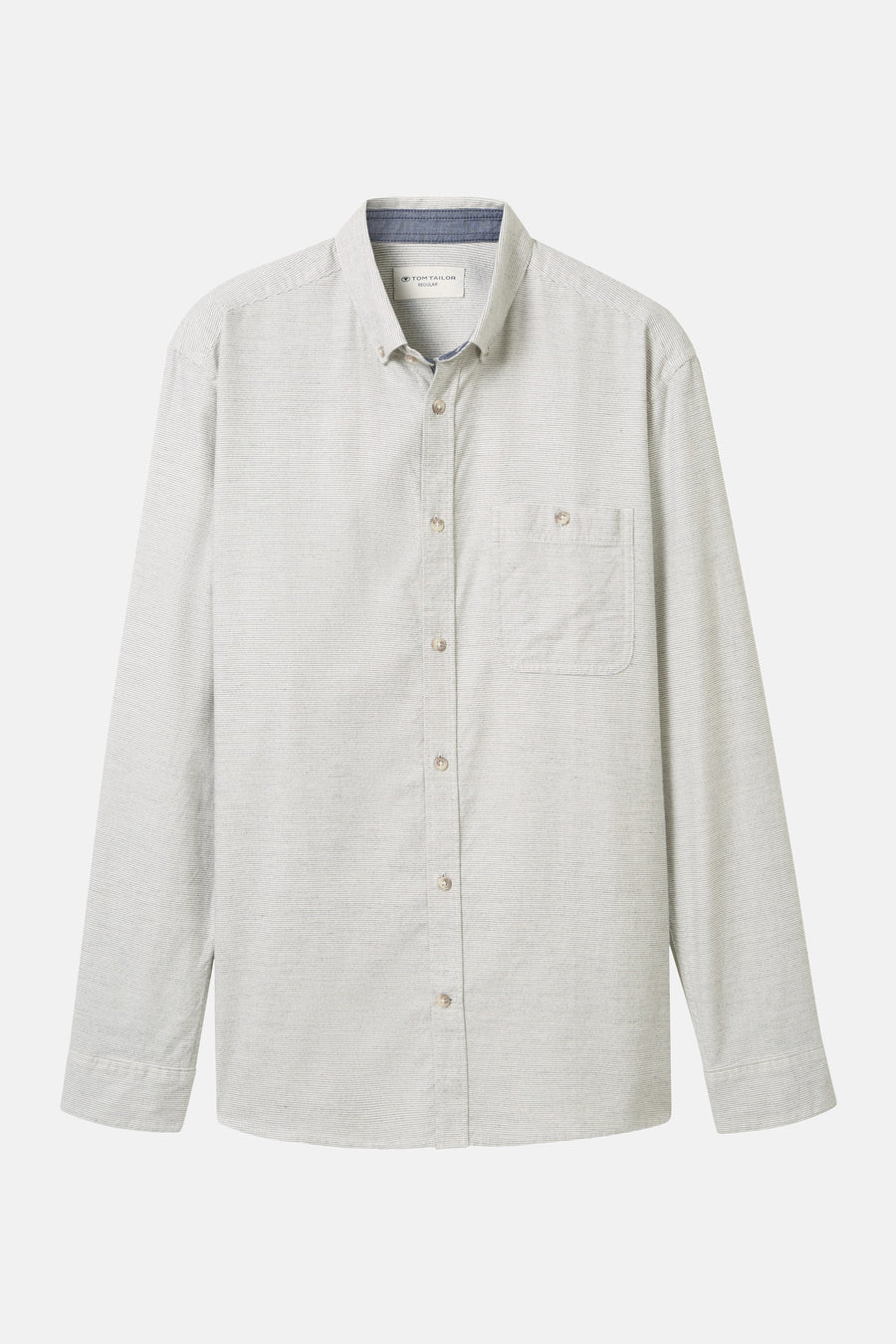 Chemise à manches longues - vert - TOM TAILOR