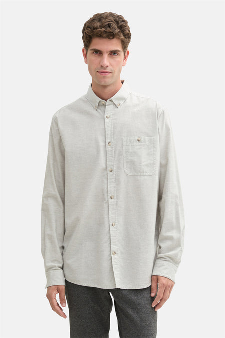 Chemise (manches longues) Vert - TOM TAILOR