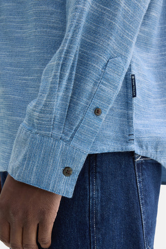 Chemise à manches longues - bleu - TOM TAILOR