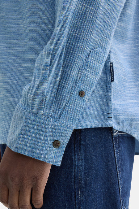Chemise (manches longues) Bleu - TOM TAILOR