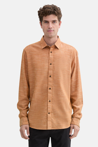 Chemise à manches longues - orange