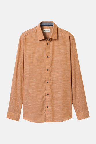 Chemise à manches longues - orange - TOM TAILOR