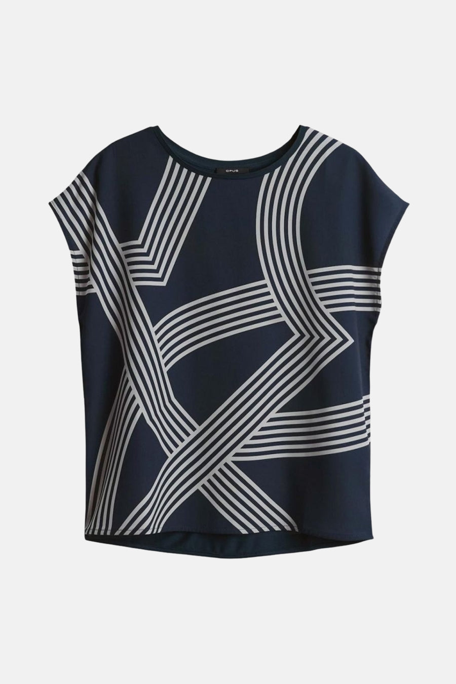 Blouse à manches courtes - Noir - OPUS