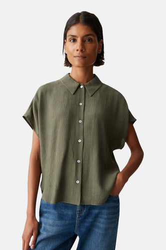 Chemise à manches courtes - vert - OPUS