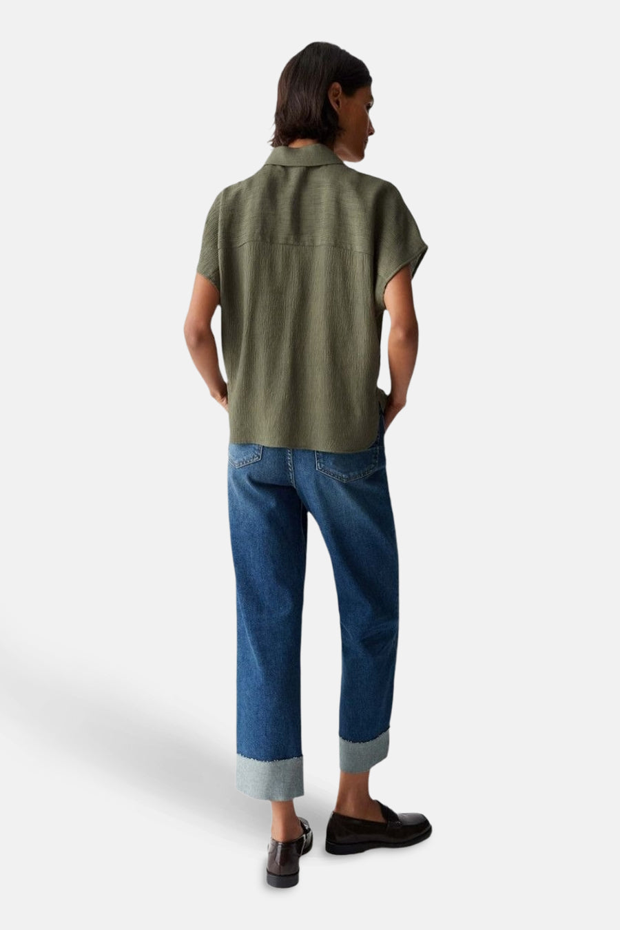 Chemise à manches courtes - vert - OPUS