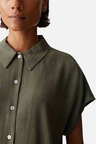 Chemise à manches courtes - vert - OPUS